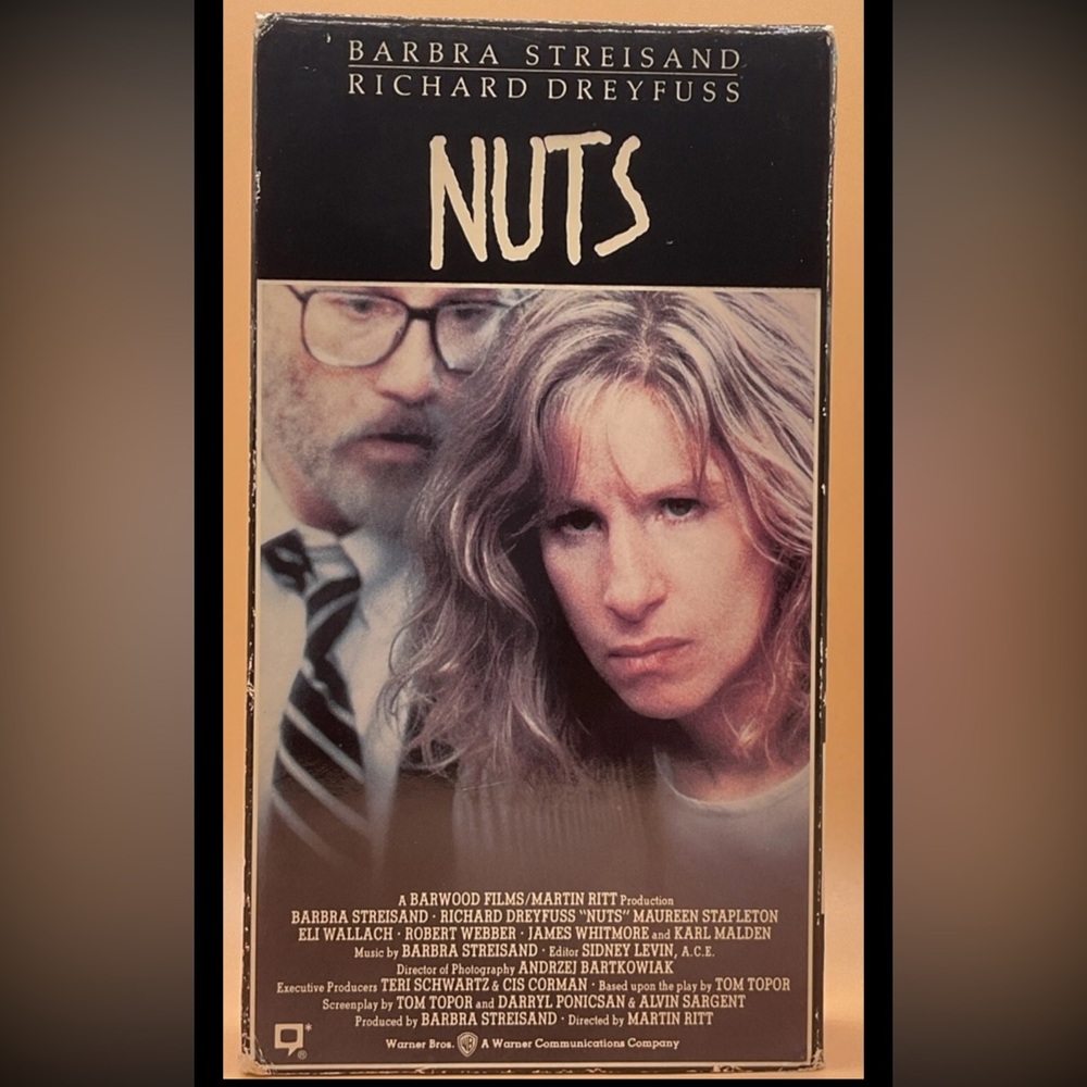 VHS: NUTS: 1988 Barbara Streisand & Richard Dreyfuss, SEALED,  NEW VIDEO VINTAGE